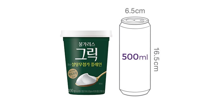 [남양] 불가리스 그릭 요거트 설탕 무첨가 플레인 400g