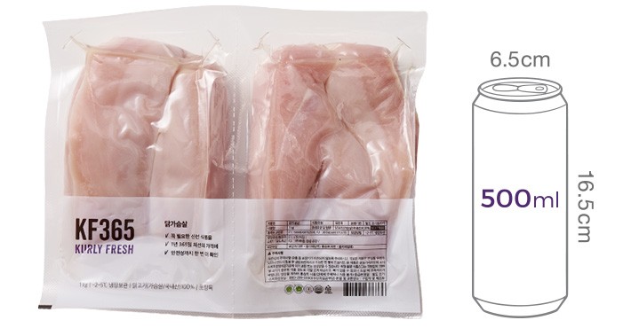 [KF365] 1등급 닭 가슴살 1kg (냉장)
