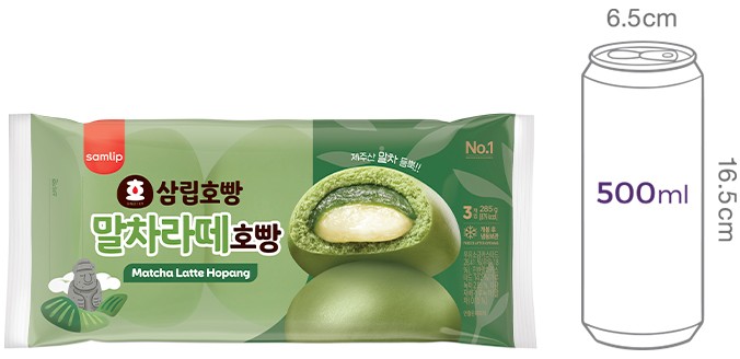 [컬리멤버스][삼립] 말차우유크림호빵 100gX3개입