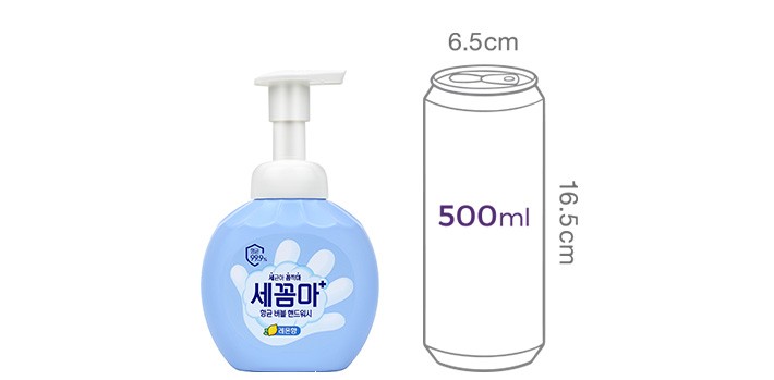 [온더바디] 세꼼마 버블 항균 핸드워시 250ml 레몬향
