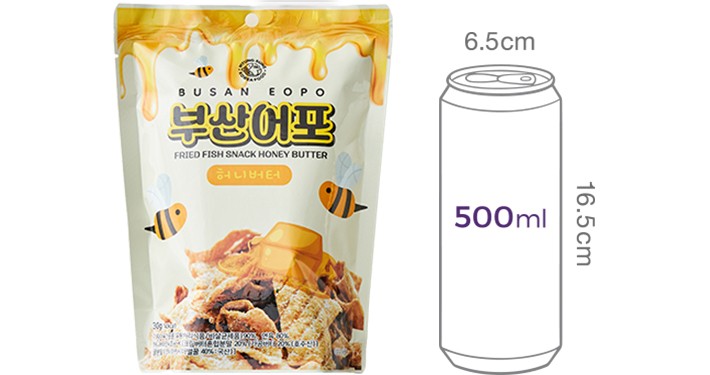 [부산어포] 튀긴 부산어포 허니버터맛 30g