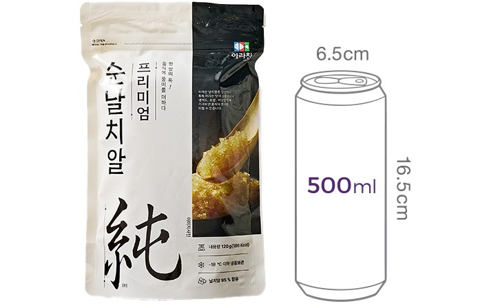 [아라찬] 프리미엄 순날치알 120g (냉동)
