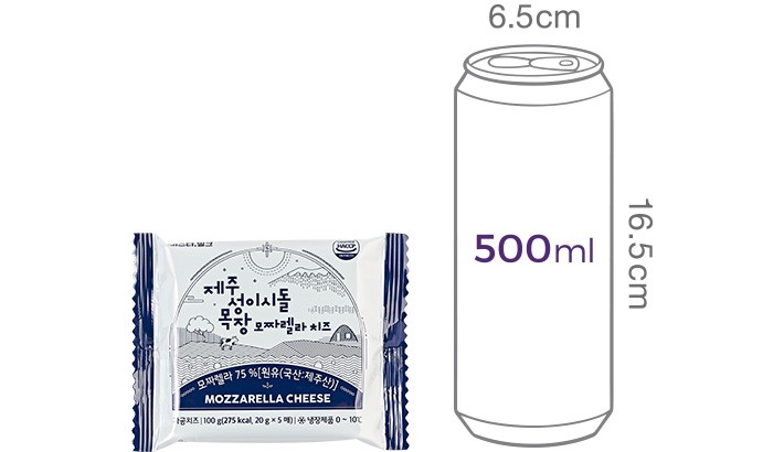 [제주성이시돌목장] 모짜렐라 슬라이스 치즈(20g x 5개입)