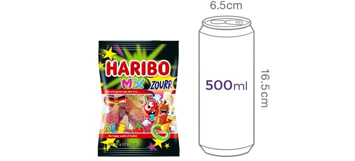 [하리보] 믹스 사우어 젤리 80g