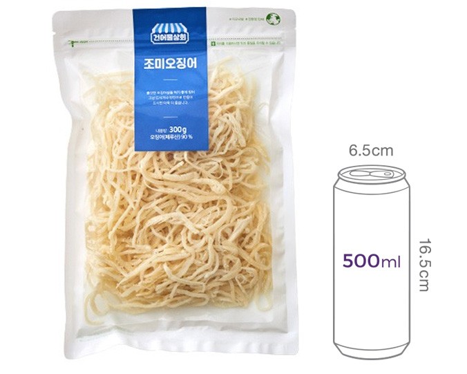 [건어물상회] 조미오징어_진미채 (중용량) 300g