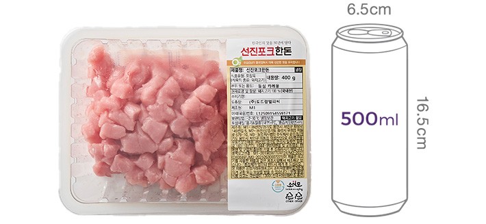 [선진포크한돈] 등심 카레용 400g (냉장)