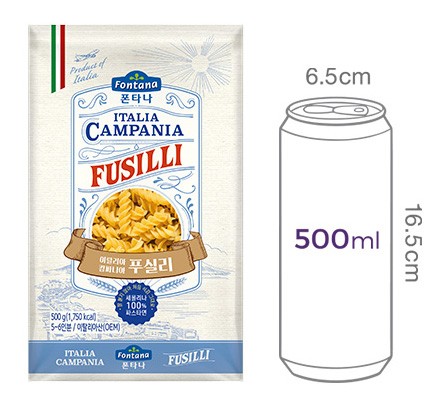 [폰타나] 이탈리아 캄파니아 푸실리 500g