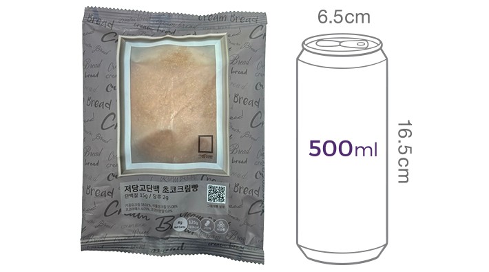 [그림의빵] 저당고단백 초코 크림빵 125g