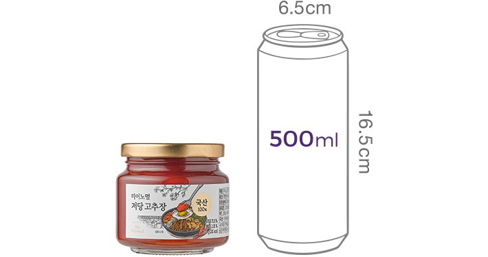 [마이노멀] 국산 100% 저당 고추장 230g