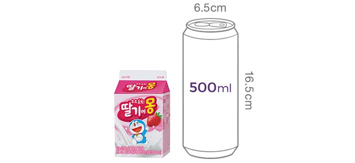 [남양] 우유 딸기에몽 200mL