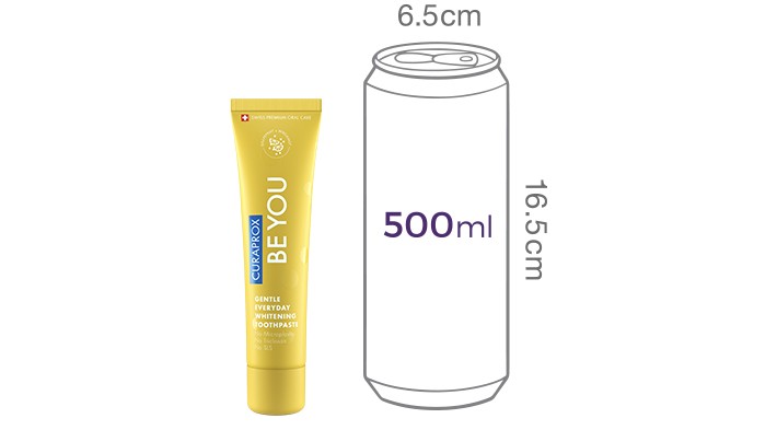 [큐라덴] #자몽+베르가못맛 큐라프록스 BEYOU치약 60mL YELLOW