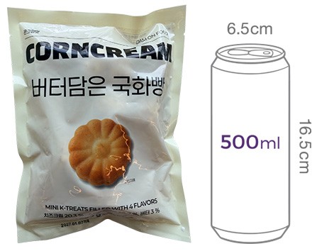 [담온] 버터 담은 콘크림 국화빵 300g