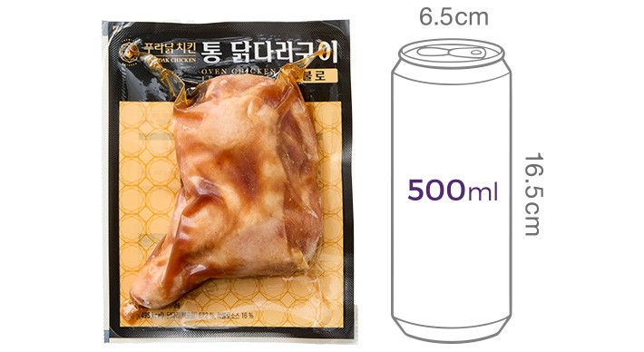 [푸라닭] 통 닭다리 구이 파불로 250g(냉동)