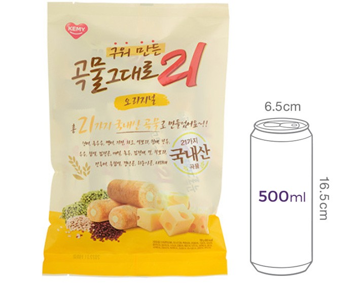 [곡물그대로21] 크리스피 곡물롤 오리지널 150g