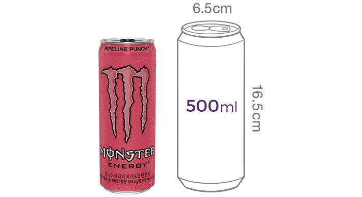 [코카콜라] 몬스터 파이프라인펀치 355mL