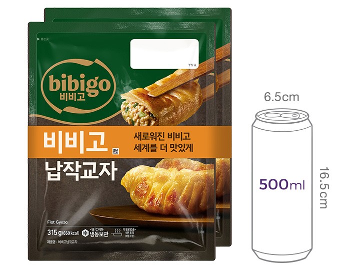 [비비고] 납작교자 315g*2