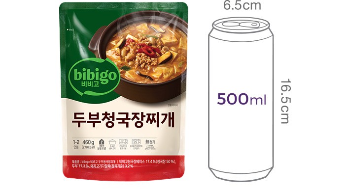 [비비고] 두부청국장찌개 460g