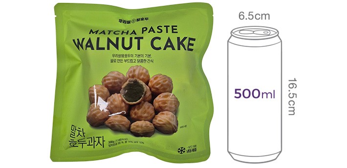 [우리쌀 왕호두] 말차 호두과자 (30g X 10개)