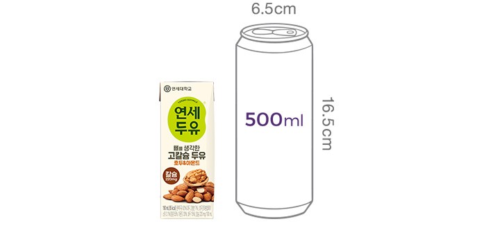 [연세] 뼈를 생각한 고칼슘 두유 호두아몬드 (190mL X 24개)