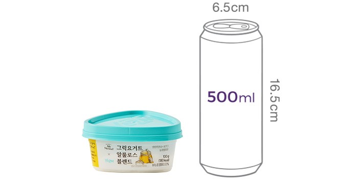 [마이노멀 x YOZM] 저당 그릭요거트 알룰로스 블랜드 100g