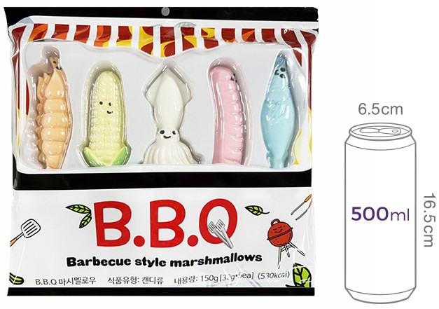 캠핑 바베큐 마쉬멜로우 세트 150g