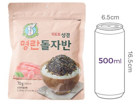 [성경김] 명란 돌자반 70g