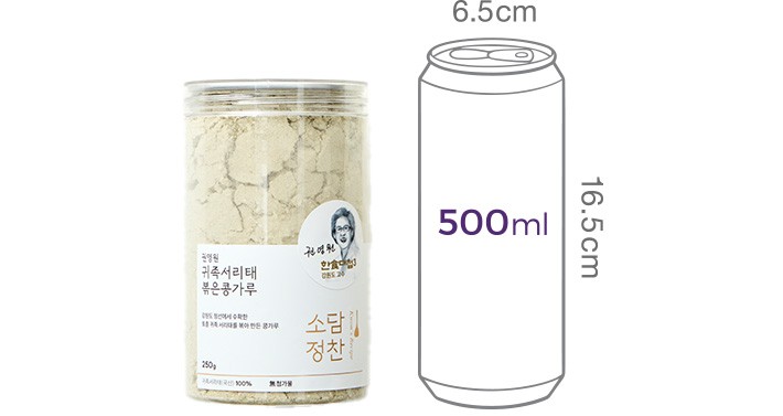 [권영원 소담정찬] 귀족서리태 볶은콩가루 250g (본품)
