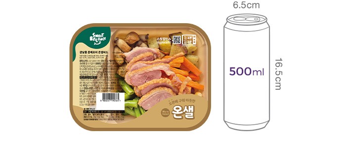 [스윗밸런스] 강낭콩 훈제오리 온 샐러드