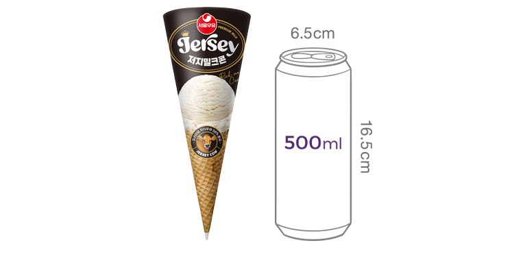[서울우유] 저지밀크콘 150mL
