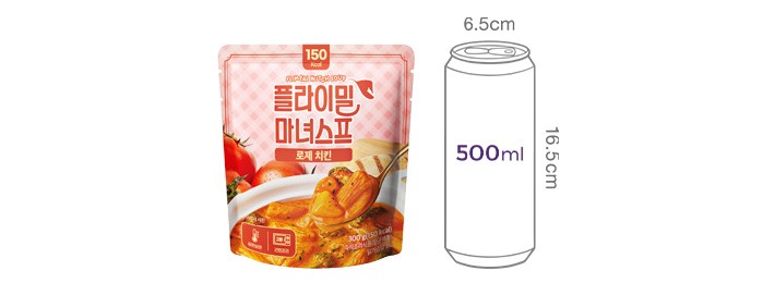 [플라이밀] 마녀스프 로제치킨 300g
