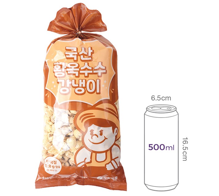[두보식품] 국내산 황옥수수 강냉이뻥 230g