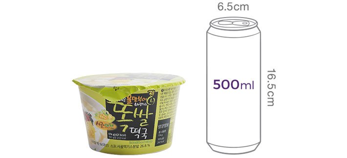 [칠갑농산] 똑쌀떡국 174g