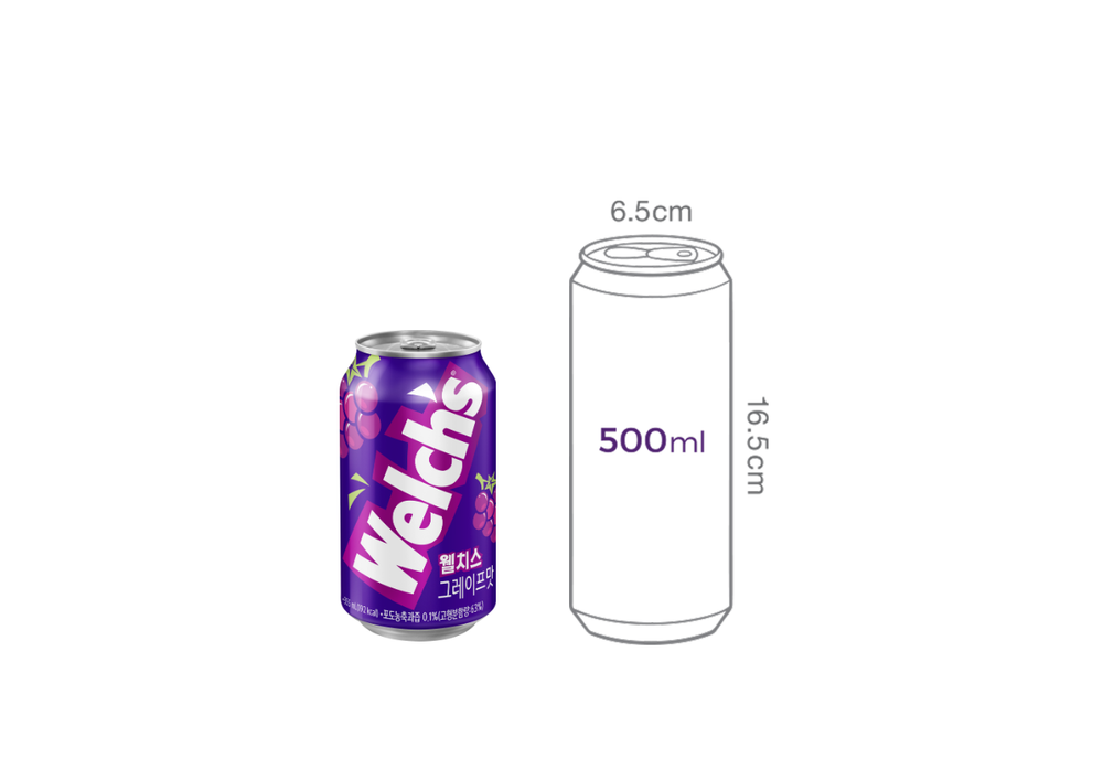 [웰치스] 포도 (355mL X 6개)