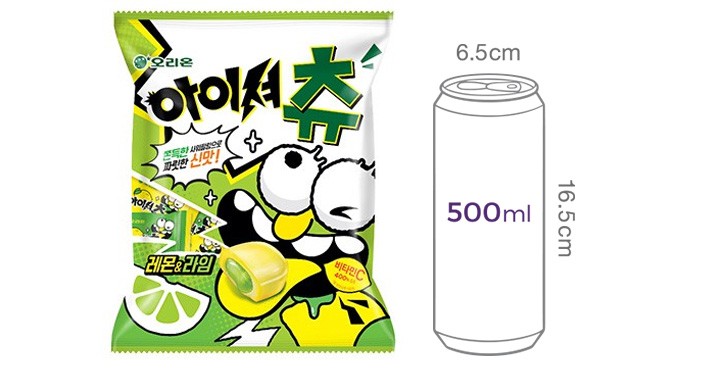 [오리온] 아이셔츄 레몬&라임 193.5g