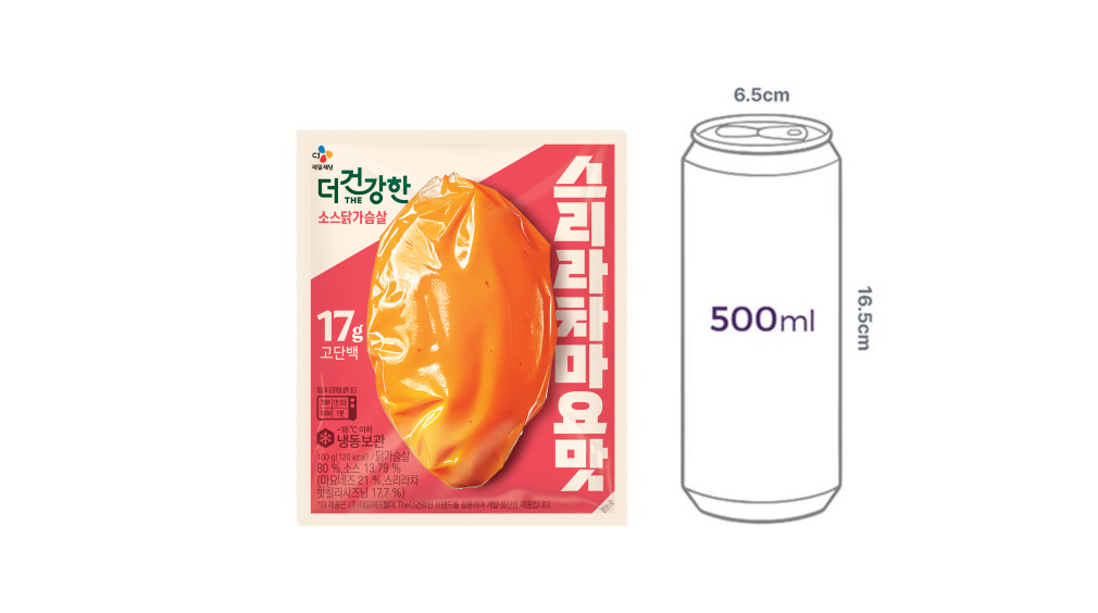 [더건강한] 소스 닭가슴살 스리라차마요100g (냉동)