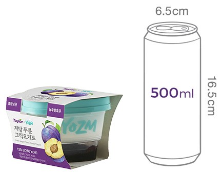 [YOZM X 테일러] 저당 푸룬 그릭요거트 130g
