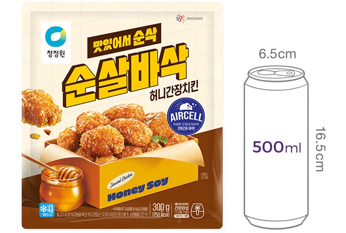[청정원] 순살바삭 허니간장치킨 300g