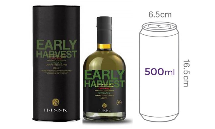 [이리아다] 얼리 하베스트 엑스트라 버진 오일 500mL