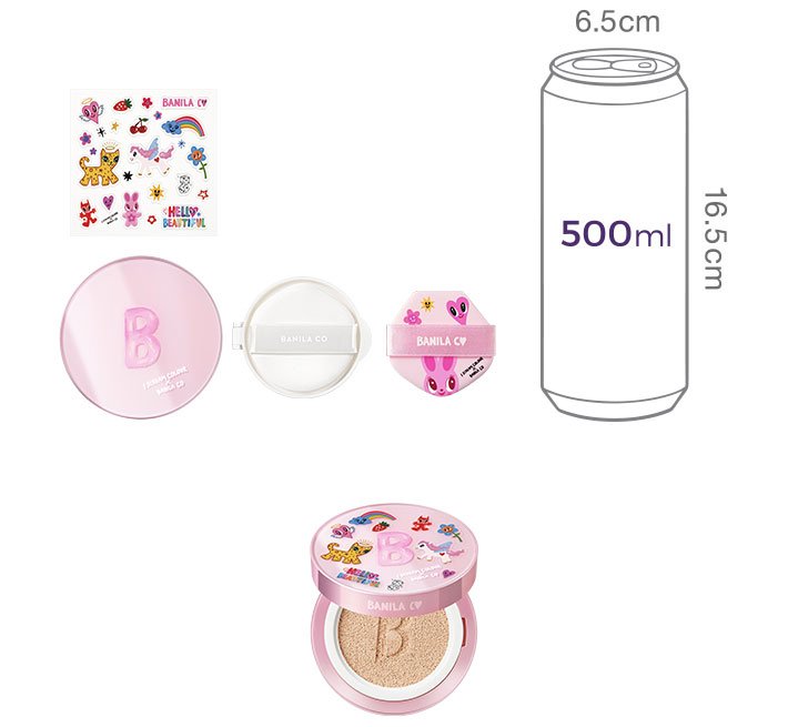 [바닐라코] 아이스크림컬러 에디션 커버리셔스 얼티밋 화이트 쿠션 케이스+리필 21 아이보리