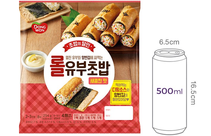 [동원] 롤유부초밥 (새콤) 254g