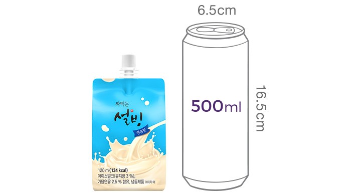 [설빙] 짜먹는 설빙 연유맛 (120mL X 6개입)