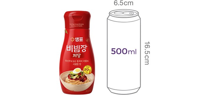[샘표] 저당 비빔장 소스 340g