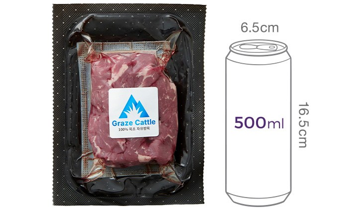 [Graze Cattle]자유방목 호주산 목초 앞다리 국거리200g