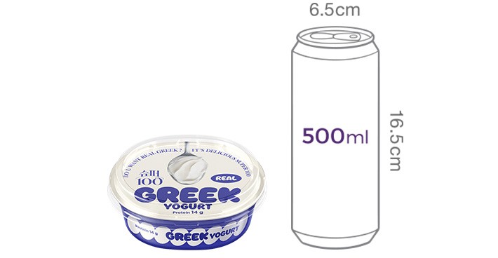 [한국야쿠르트] 슈퍼100 그릭요거트 100g