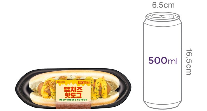 [롯데] 딥치즈소스 핫도그