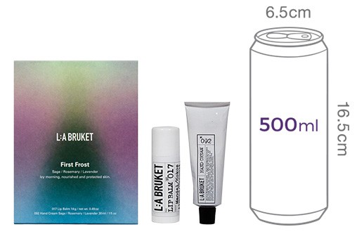 [라부르켓] 미드빈터 퍼스트 프로스트 키트 (립밤+핸드크림 30ml) 세이지/로즈마리/라벤더