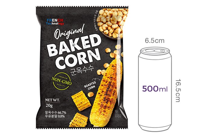 [베이키드콘] 오븐에 구운 군옥수수 스낵 180g