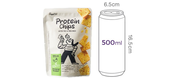 [Project H] 프로틴두부칩 청양고추맛 50g