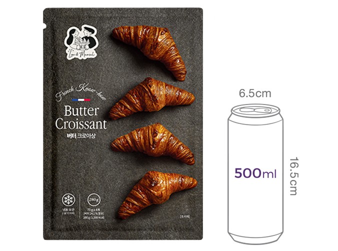 [루&마르셀] 텐더 크루아상 생지 (70g X 4개)