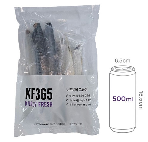 [KF365] 노르웨이 고등어 110~130g X 4입 (냉동)